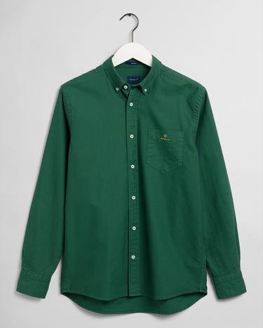 GANT Erkek Yeşil Regular Fit Gömlek