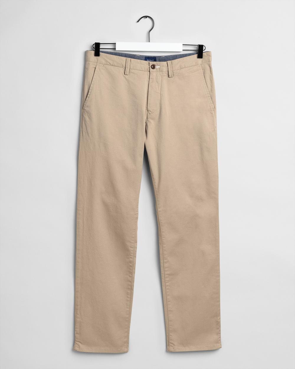 GANT Erkek Bej Slim Fit Twill Chino Pantolon