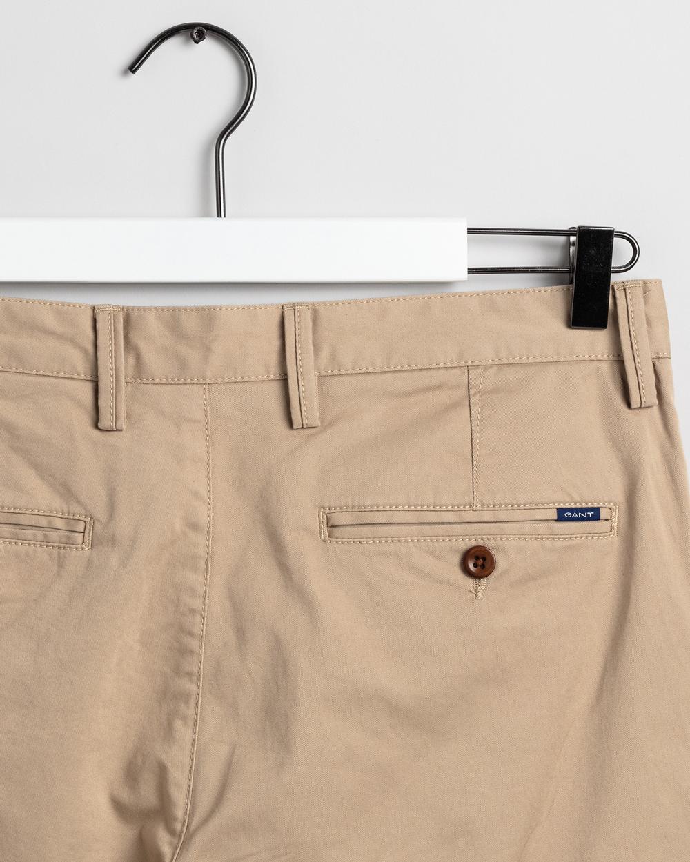 GANT Erkek Bej Slim Fit Twill Chino Pantolon