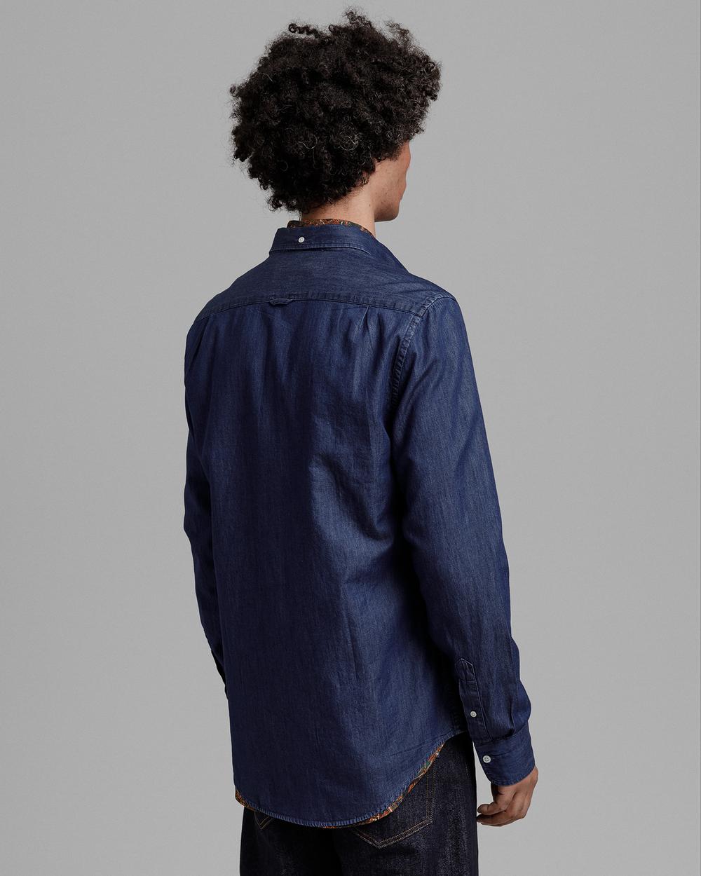 GANT Erkek İndigo Slim Fit Gömlek