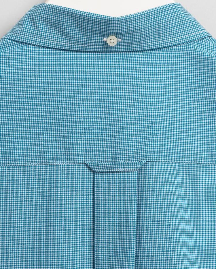 Gant Erkek Mavi Kareli Regular Fit Gömlek