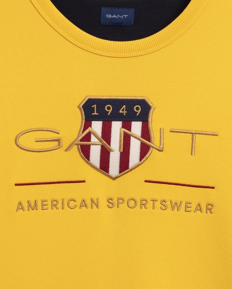 Gant Erkek Sarı Sweatshirt