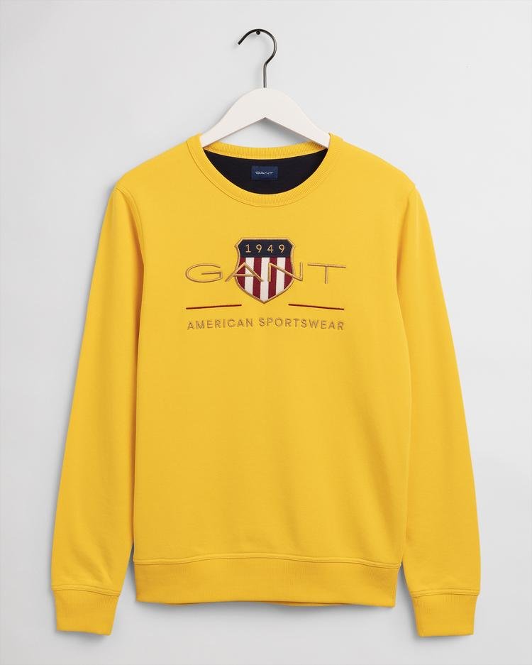 Gant Erkek Sarı Sweatshirt