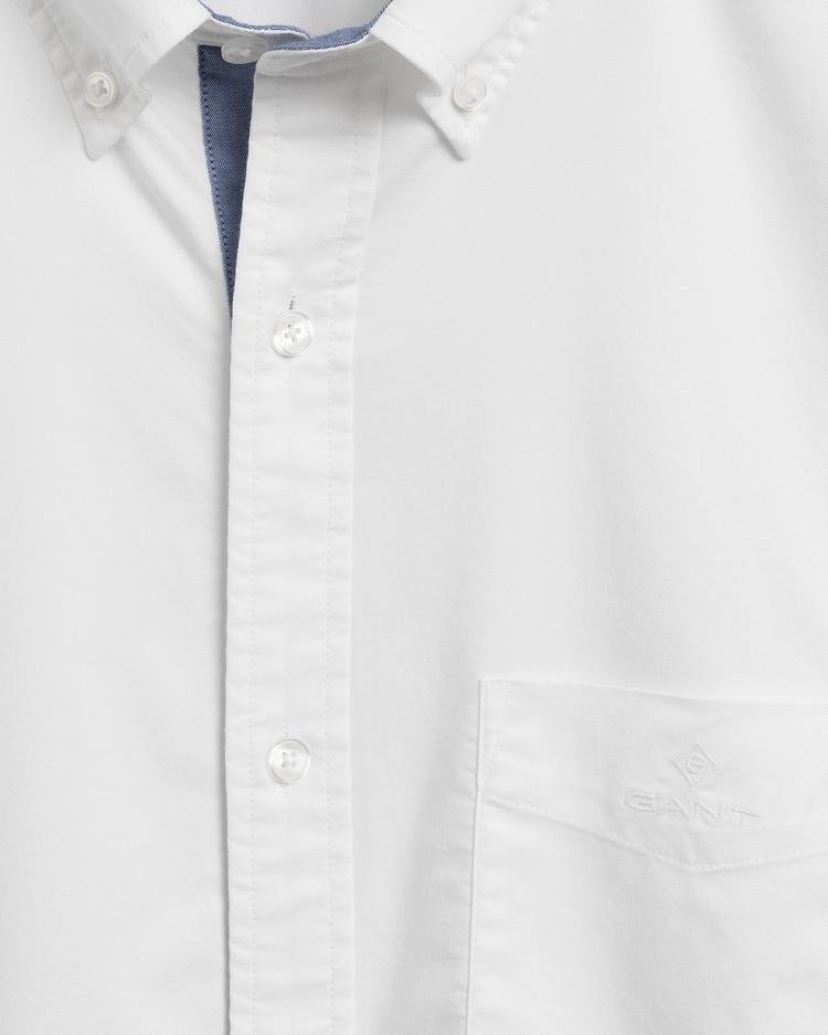 Gant Erkek Beyaz Regular Fit Tech Prep Gömlek
