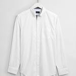 Gant Erkek Beyaz Regular Fit Tech Prep Gömlek