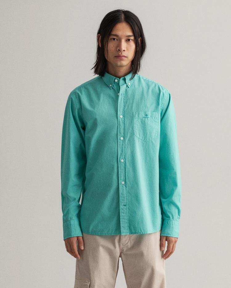 Gant Erkek Yeşil Regular Fit Gömlek