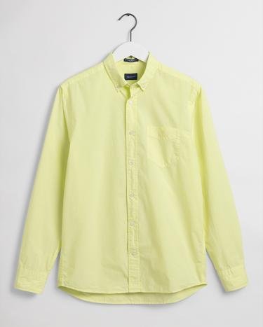 Gant Erkek Sarı Regular Fit Gömlek