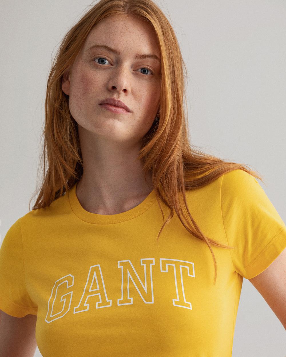 Gant Kadın Sarı T-Shirt