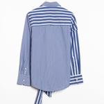 Gant Kadın Mavi Çizgili Tech Prep Gömlek