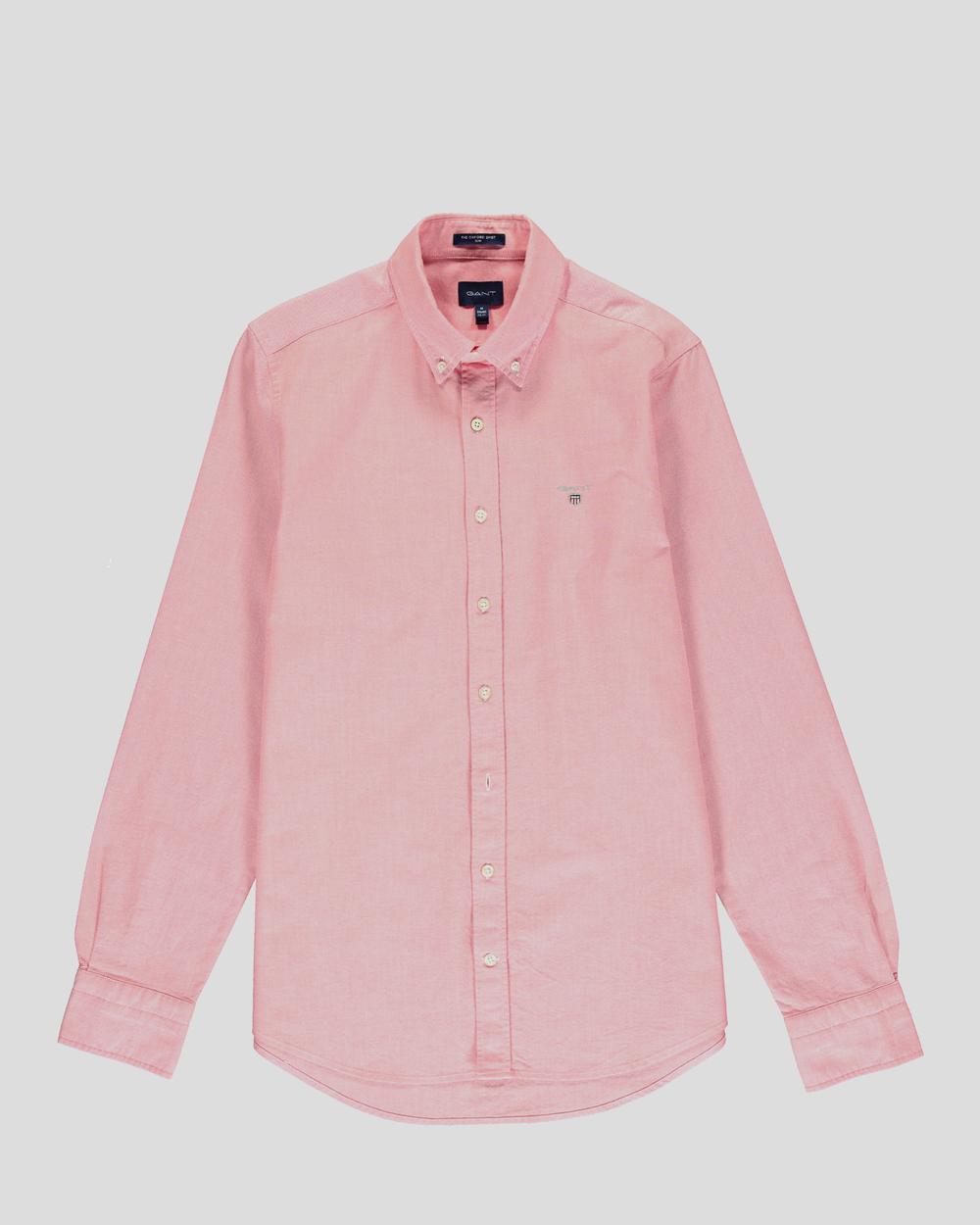 GANT Erkek Pembe Slim Fit Oxford Gömlek