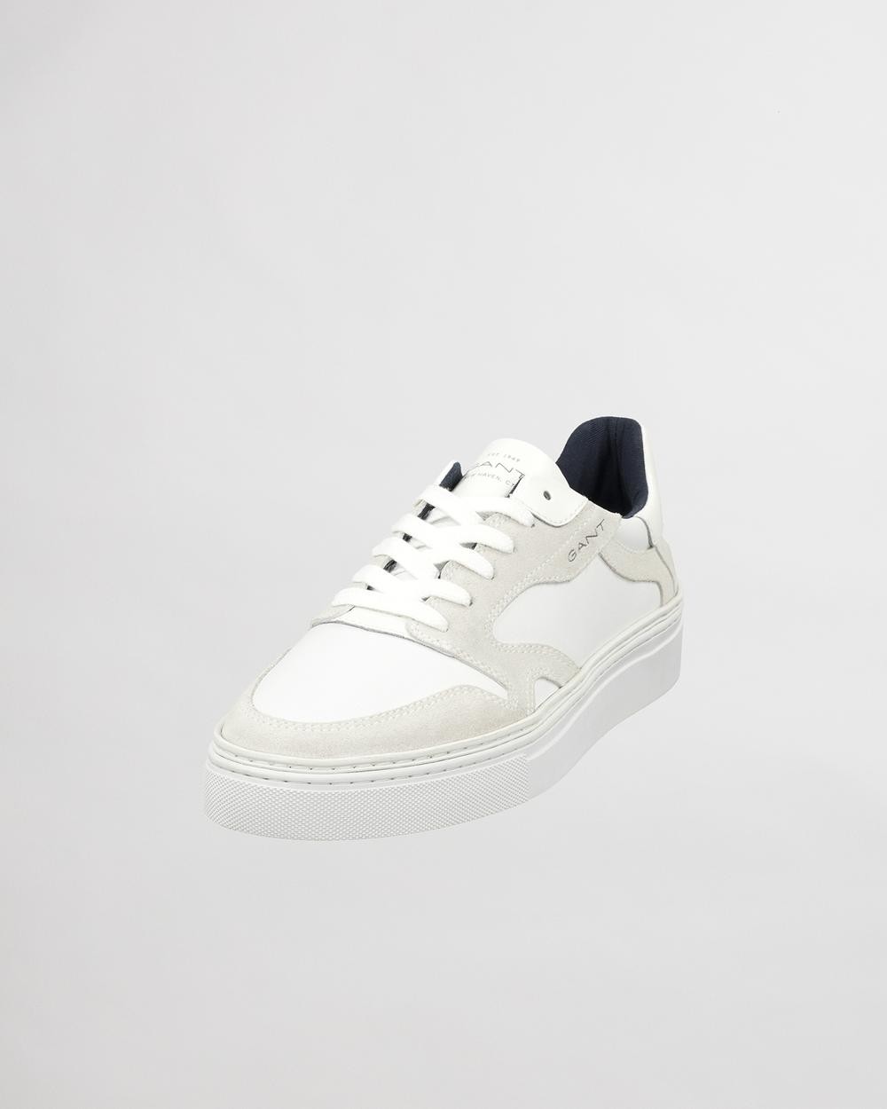 Gant Erkek Beyaz Süet Sneaker