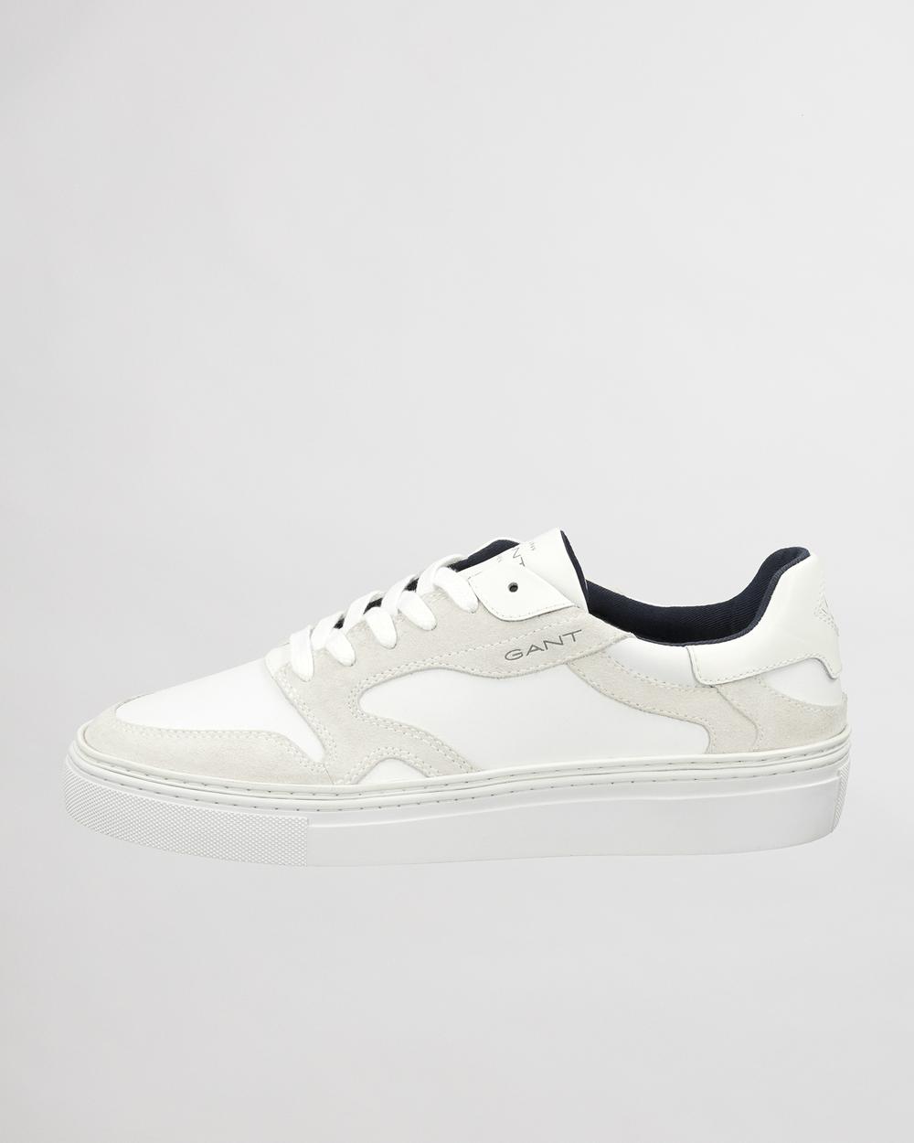 Gant Erkek Beyaz Süet Sneaker