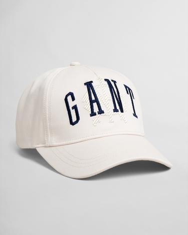 GANT Unisex Krem Baskılı Şapka