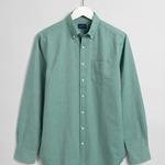 GANT Erkek Yeşil Regular Fit Düğmeli Yaka Oxford Gömlek