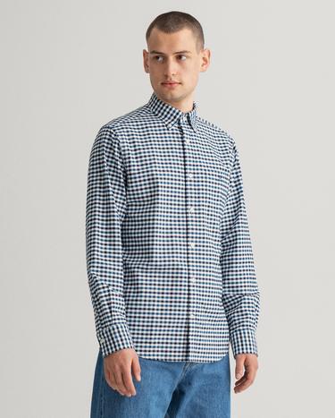 GANT Erkek Bordo Regular Fit Gömlek