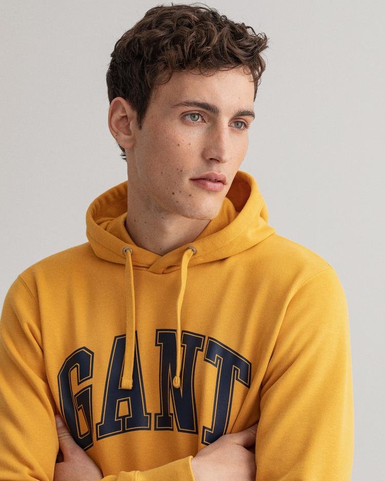 GANT Erkek Sarı Baskılı Regular Fit Sweatshirt