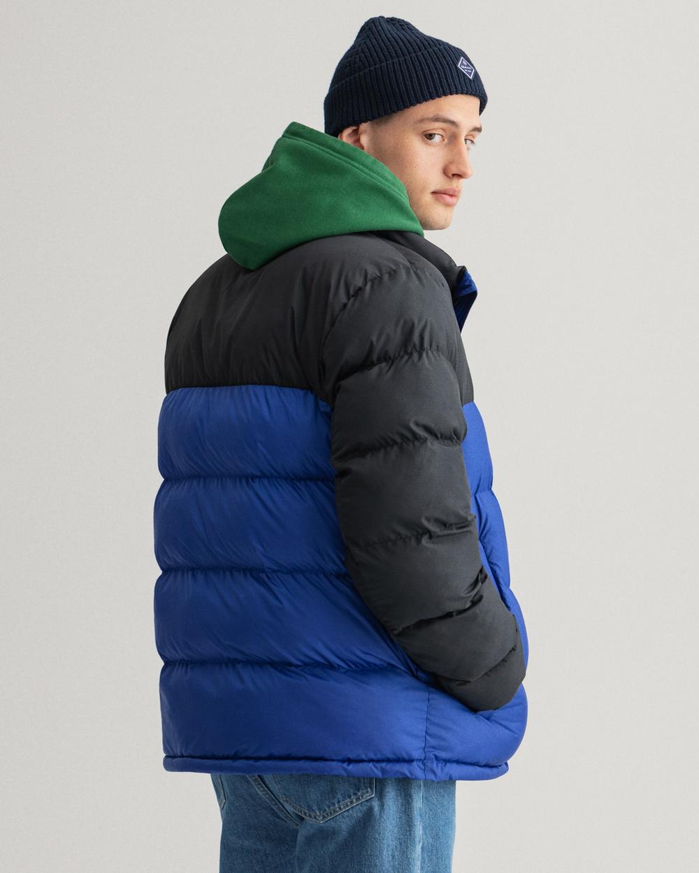 GANT Men's Colorblock Puff Jacket