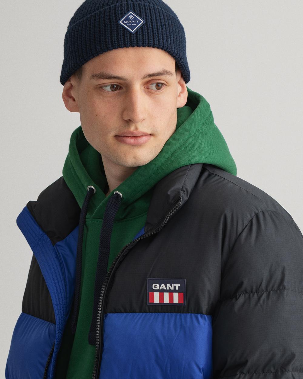GANT Men's Colorblock Puff Jacket