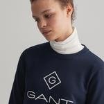 GANT Women's Lock Up C Neck Sweatshirt