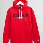 GANT Erkek Kırmızı Baskılı Regular Fit Sweatshirt