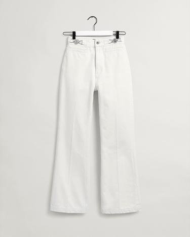 Gant Kadın Beyaz Jean Pantolon