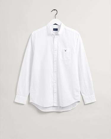 GANT Erkek Beyaz Regular Fit Gömlek
