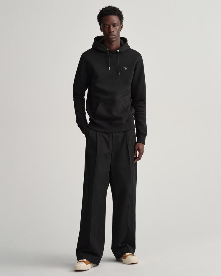 Gant Erkek Siyah Regular Fit Kapüşonlu Sweatshirt