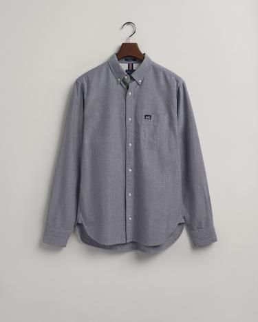 Gant Erkek Lacivert Regular Fit Düğmeli Yaka Gömlek