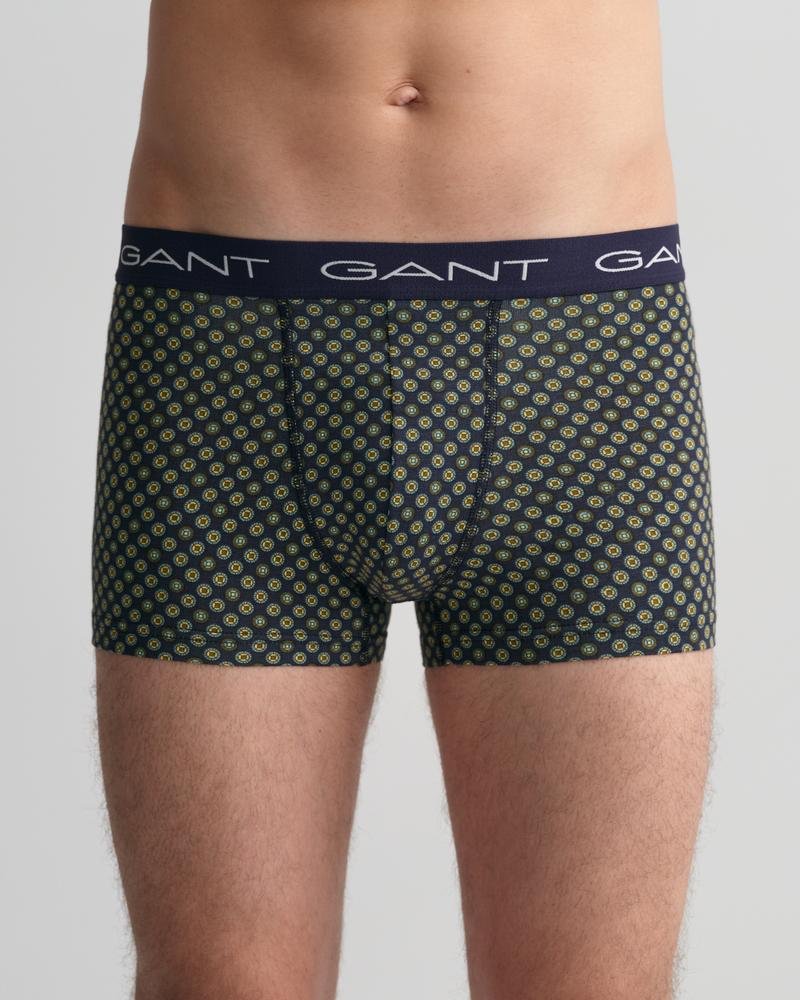 Gant Erkek Renkli Baskılı Trunk Fit 3'lü Boxer