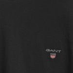 Gant Erkek Siyah Regular Fit Bisiklet Yaka T-shirt