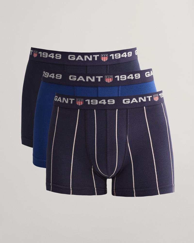 Gant Erkek Renkli Baskılı Trunk Fit 3'lü Boxer