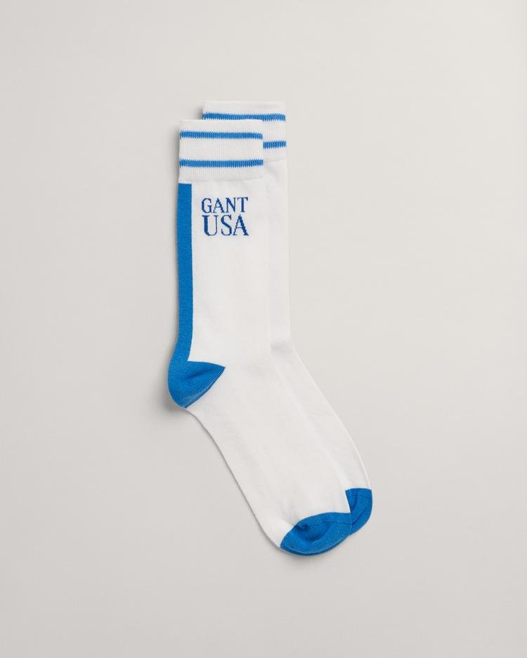 GANT Unisex Mavi Logolu Çorap