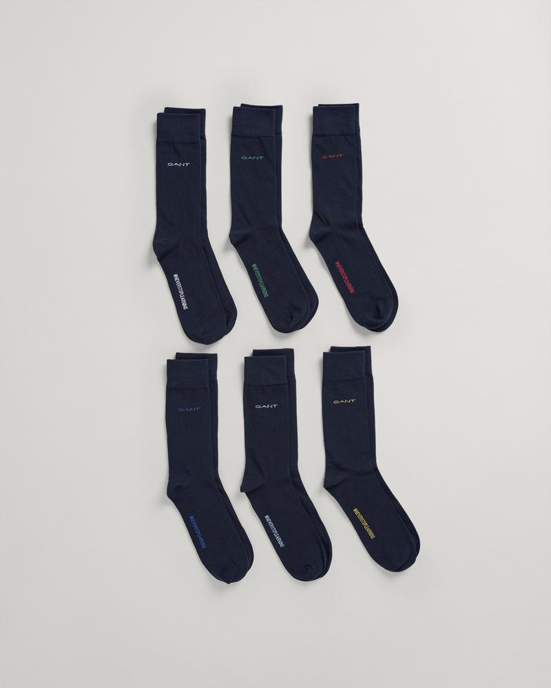 GANT Unisex Mavi Düz Çorap