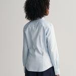 GANT Kadın Mavi Slim Fit Düğmeli Yaka Oxford Gömlek