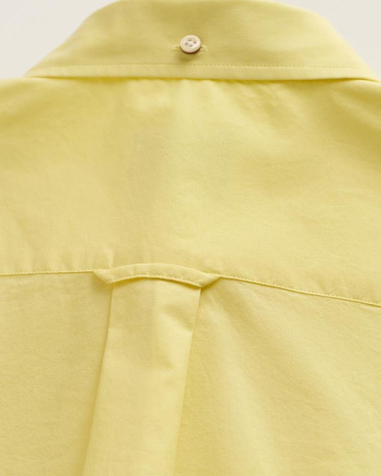 GANT Erkek Sarı Regular Fit Düğmeli Yaka Broadcloth Gömlek