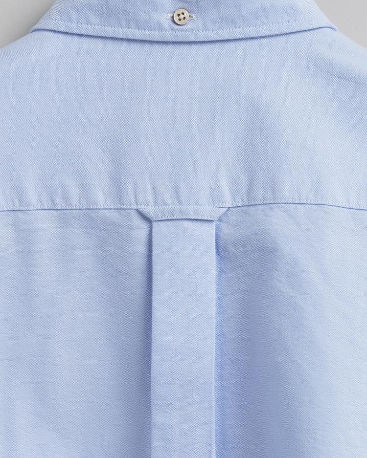 GANT Erkek Mavi Regular Fit Düğmeli Yaka Oxford Gömlek