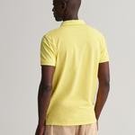 GANT Erkek Sarı Slim Fit Logolu Polo