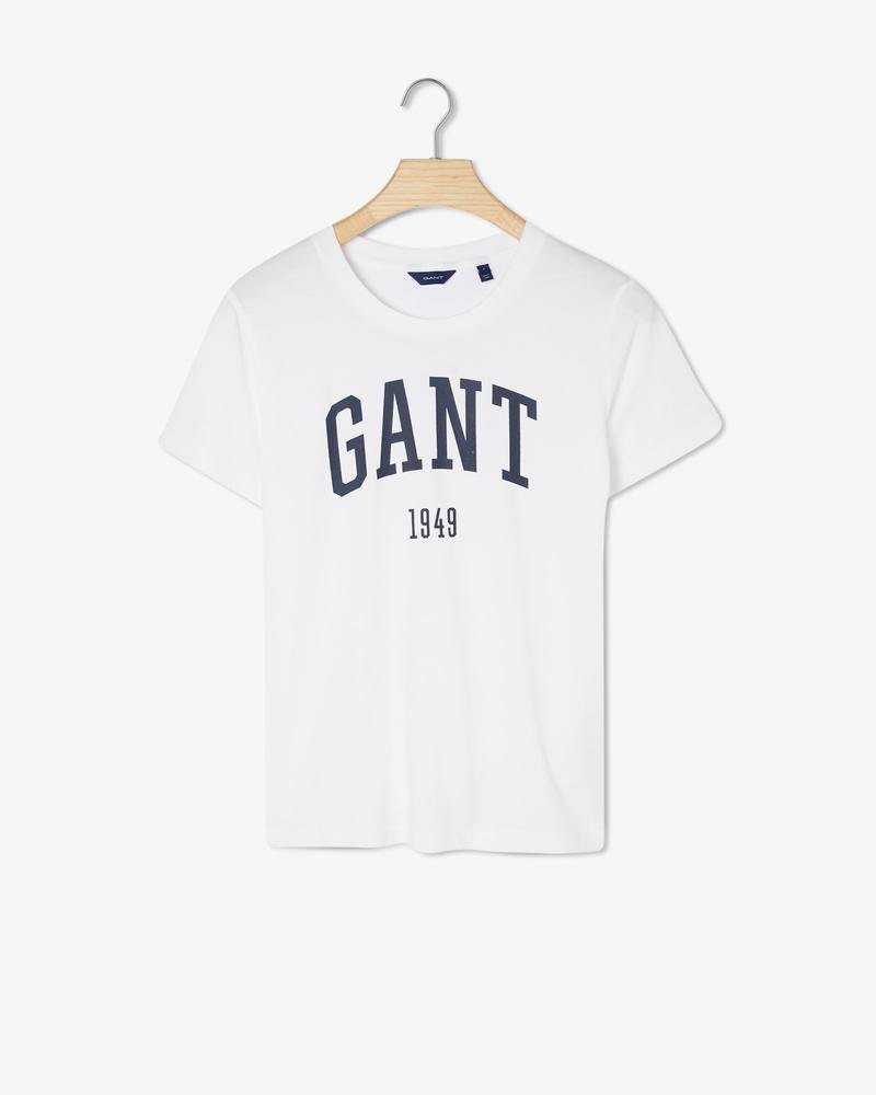 GANT Kadın Beyaz T-shirt