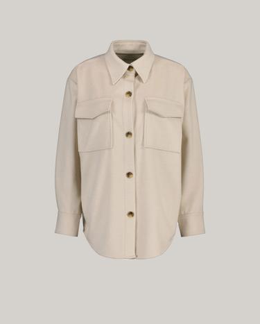 GANT Kadın Krem Relaxed Fit Klasik Yaka Gömlek