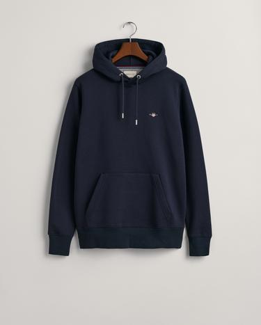 GANT Erkek Lacivert Regular Fit Kapüşonlu Logolu Sweatshirt_2