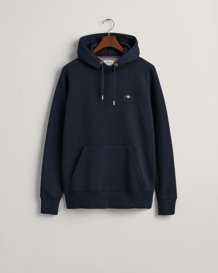 GANT Erkek Lacivert Regular Fit Kapüşonlu Logolu Sweatshirt_2