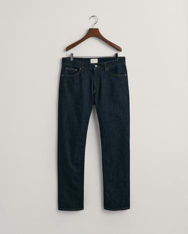 GANT Erkek Lacivert Regular Fit Jean Pantolon_3
