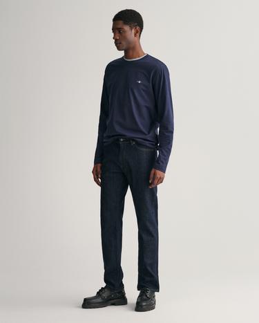 GANT Erkek Lacivert Regular Fit Jean Pantolon_1