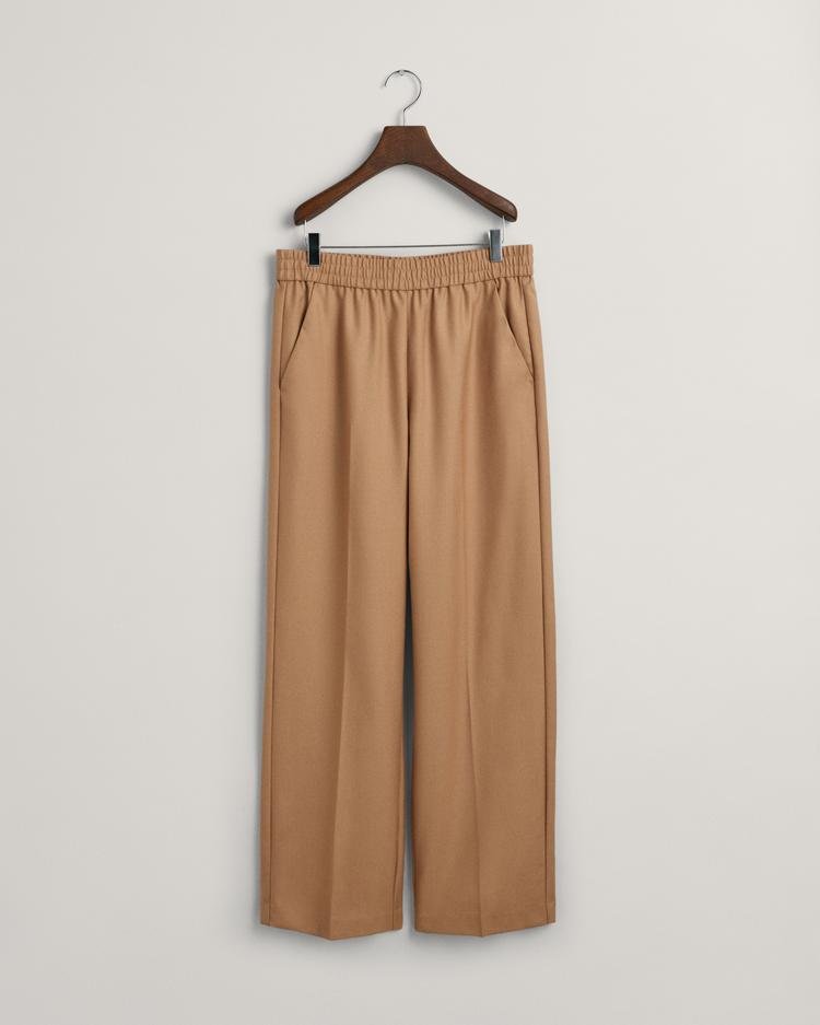 GANT Kadın Kahverengi Relaxed Fit Pantolon