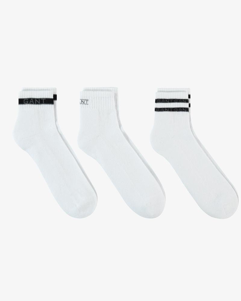 GANT Unisex Beyaz 3'lü Çorap