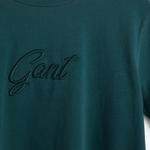 GANT Kadın Yeşil Regular Fit Bisiklet Yaka Logolu T-shirt