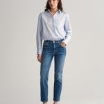 GANT Kadın Mavi Slim Fit Jean
