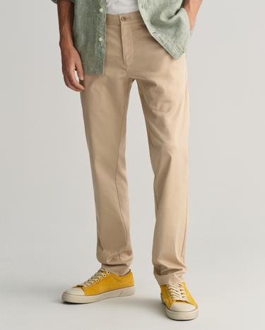 GANT Erkek Bej Slim Fit Pantolon_4