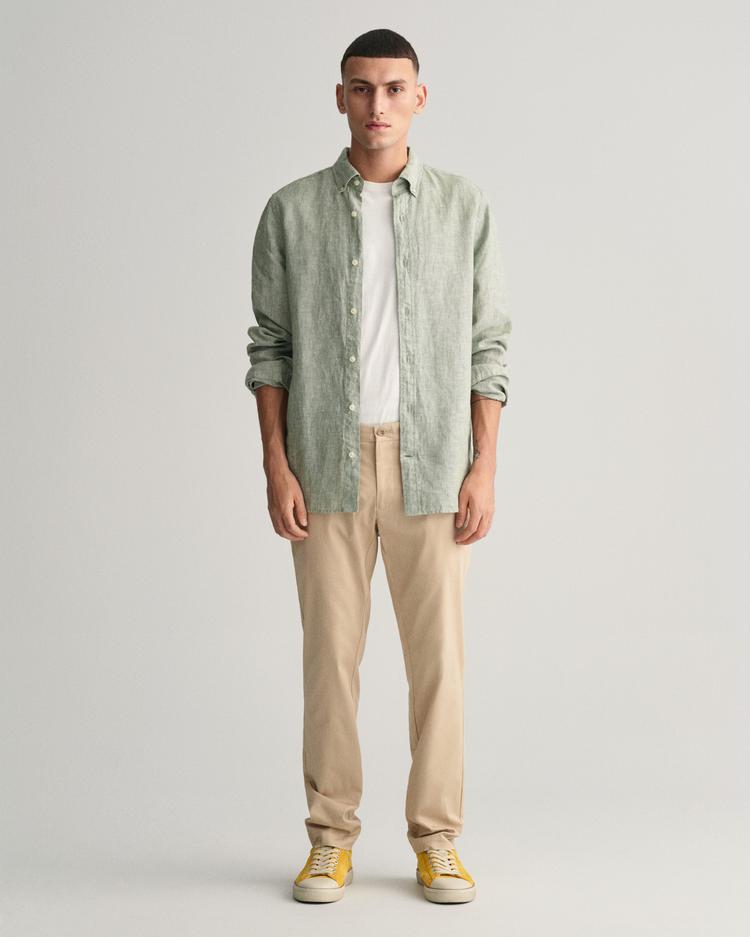 GANT Erkek Bej Slim Fit Pantolon_0