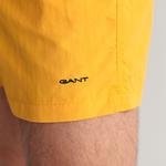 GANT Erkek Sarı Regular Fit Logolu Mayo Şort